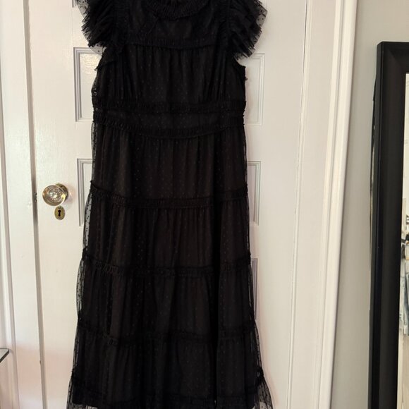 Boden Edie Tiered Tulle Midi Dress, 12P - Picture 8 of 10